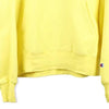 Vintage yellow Reverse Weave Champion Hoodie - mens x-large