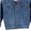 Vintage blue Age 8. Orange Tab Levis Denim Jacket - girls medium