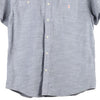 Vintage blue Lee Short Sleeve Shirt - mens x-large