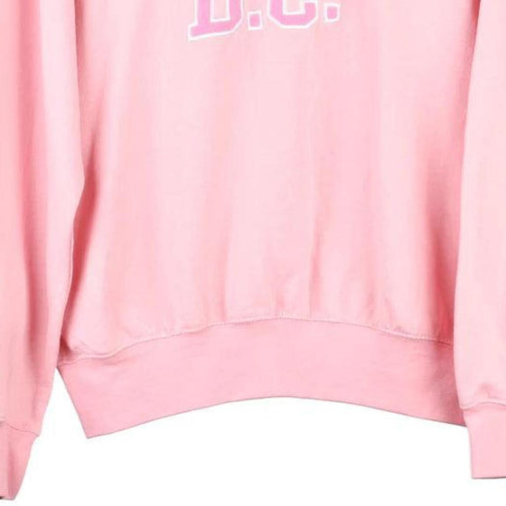 Vintage pink Washington DC New York Popular Sweatshirt - womens small