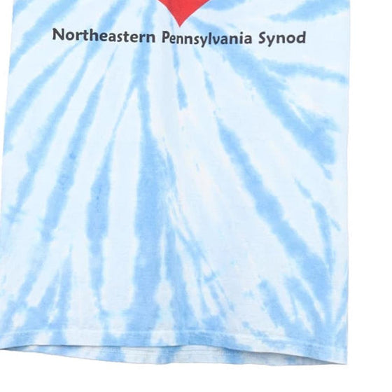 Vintage blue Northeastern Pennsylvania Synod Port & Company T-Shirt - mens small