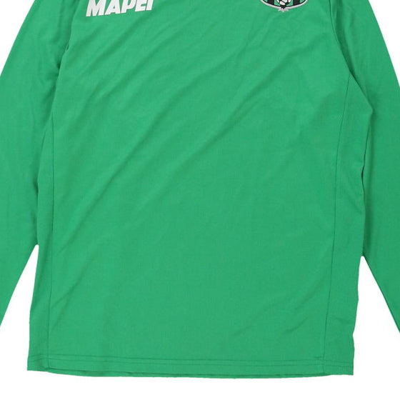 Vintage green U.S. Sassuolo Kappa Football Shirt - mens small