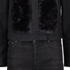 Vintage black Sisley Jacket - womens small