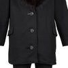 Vintage black Unbranded Coat - womens x-large