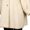 Vintage cream 80s Les Copains Coat - womens xx-large