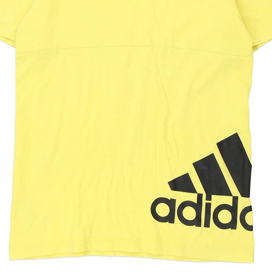 Vintage yellow Age 15-16 Adidas T-Shirt - boys x-large