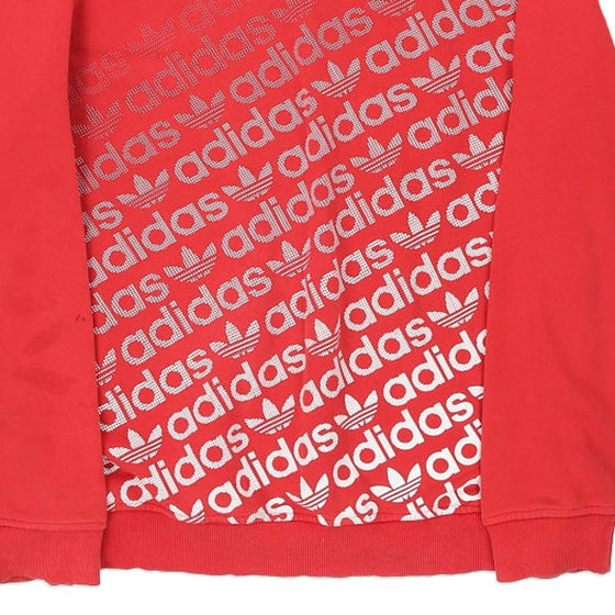 Vintage red Age 15-16 Adidas Hoodie - boys x-large