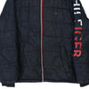 Vintage black Age 13 Tommy Hilfiger Puffer - boys medium