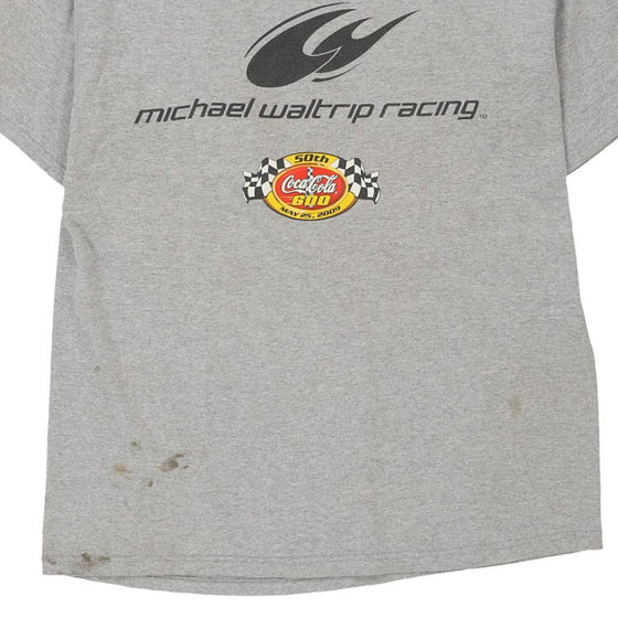 Vintage grey Michael Waltrip Racing Chase Authentics T-Shirt - mens x-large