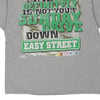 Vintage grey Delta T-Shirt - mens x-large