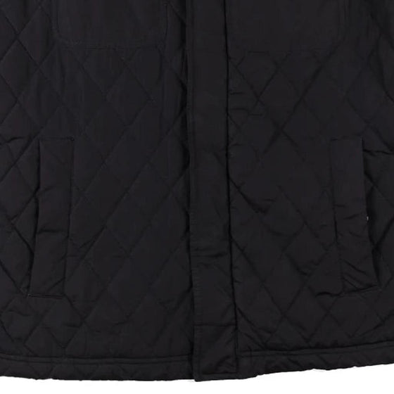 Vintage black Tommy Hilfiger Puffer - mens medium