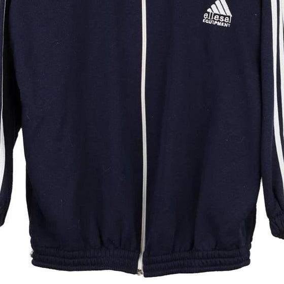 Vintage navy Bootleg Adidas Zip Up - mens medium