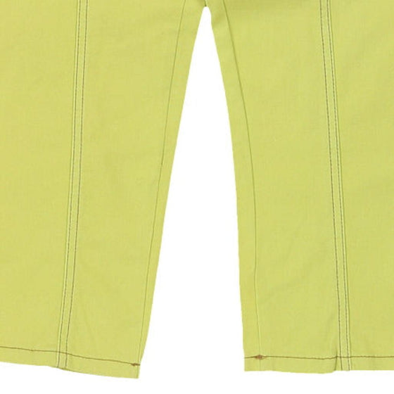 14 Years Just Cavalli Trousers - 27W 20L Green Cotton