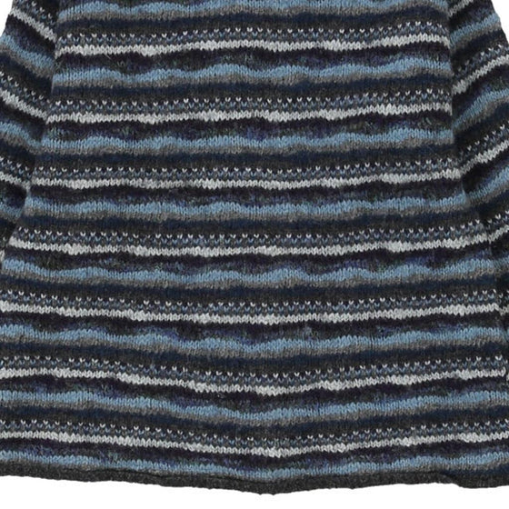 5 Years Missoni Striped Cardigan - XS Blue Wool Blend