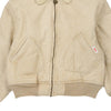 12 Years. Moschino Graphic Sheepskin Jacket - Medium Beige Cotton Blend