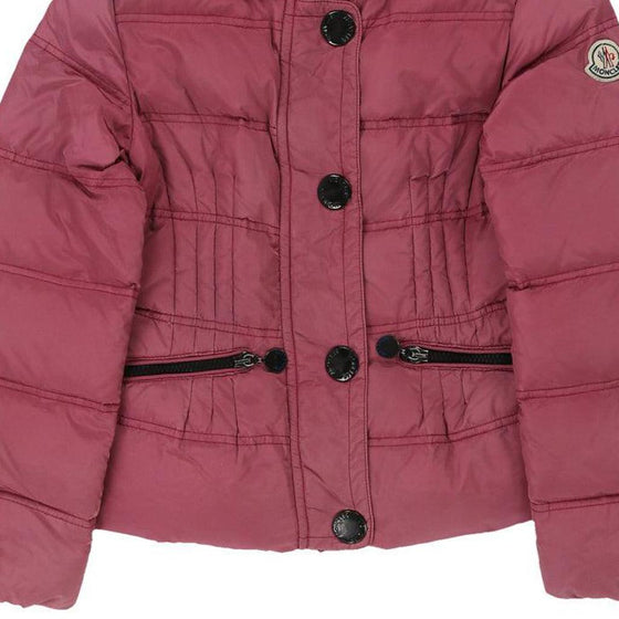 10 Years Moncler Puffer - Small Pink Polyester