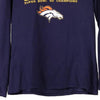 Vintage blue Denver Broncos Nfl Long Sleeve T-Shirt - womens small