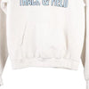 Vintage white Yorktown Track & Field Champion Hoodie - womens small