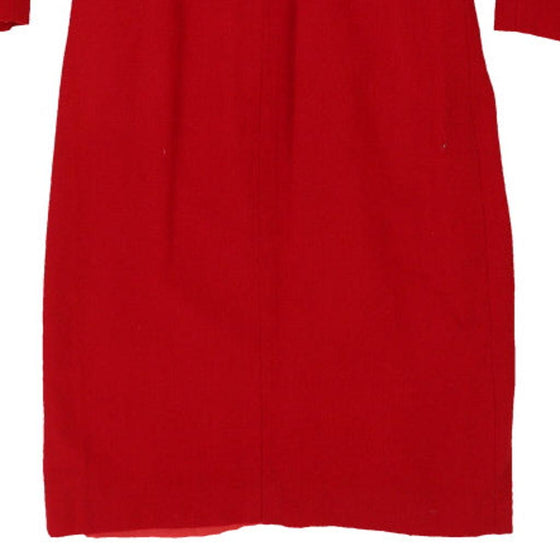 Luisa Spagnoli Midi Dress - Medium Red Wool Blend