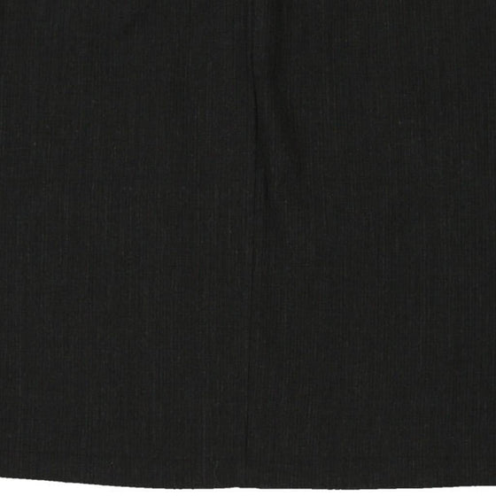 Armani Jeans Mini Skirt - 28W UK 8 Black Wool Blend