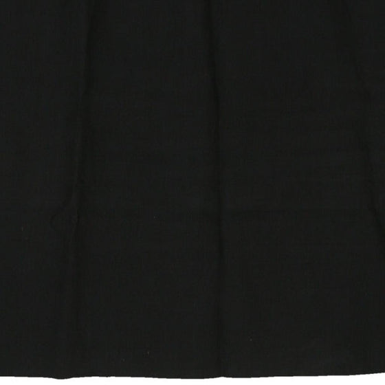 Oliver By Valentino Mini Skirt - 26W UK 6 Black Linen