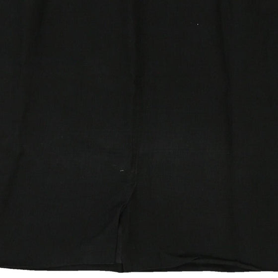 Oliver By Valentino Mini Skirt - 26W UK 6 Black Linen