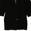 Byblos Overcoat - XL Black Wool Blend