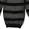 Armani Jeans Striped Jumper Dress - Small Grey Virgin Wool