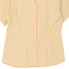 Benetton Blouse - Large Yellow Cotton