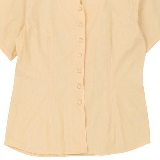 Benetton Blouse - Large Yellow Cotton