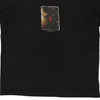 Armani Jeans Graphic T-Shirt - Large Black Cotton