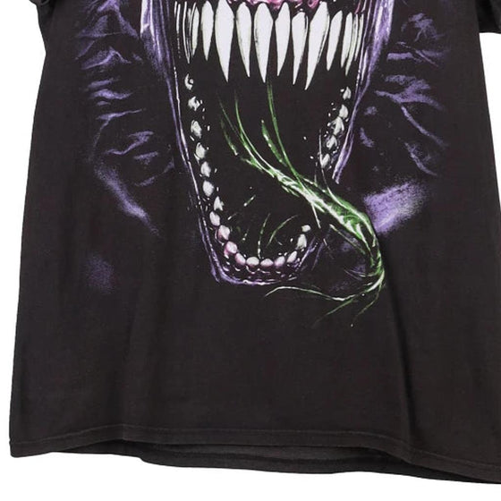 Pre-Loved black Venom Marvel T-Shirt - mens medium