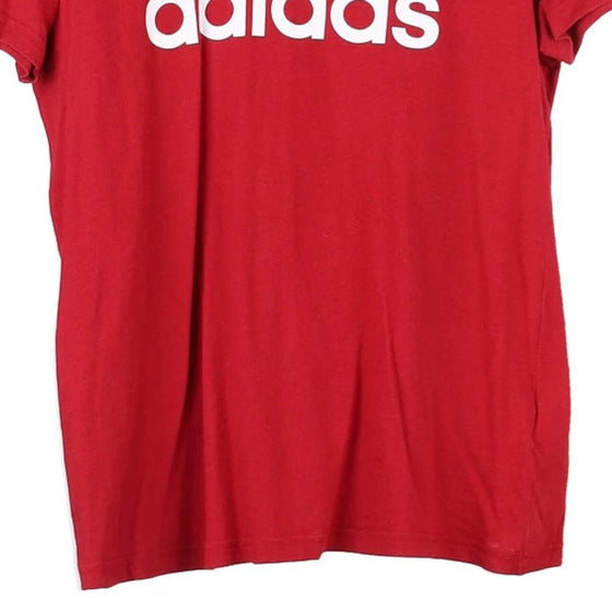 Vintage red Adidas T-Shirt - womens medium