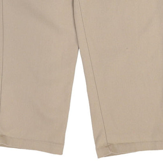 Dickies Trousers - 37W 29L Beige Cotton Blend - Thrifted.com