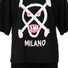 Vintage black Milano Moschino T-Shirt - womens large