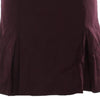 Vintage burgundy Benetton Midi Skirt - womens 28" waist