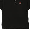 Vintage black Warner Bros Harley Davidson Polo Shirt - mens large