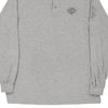 Vintage grey Harley Davidson Long Sleeve Polo Shirt - mens x-large