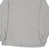 Vintage grey Harley Davidson Long Sleeve Polo Shirt - mens x-large