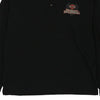 Vintage black St Paul Harley Davidson Long Sleeve Polo Shirt - mens x-large