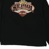 Vintage black St Paul Harley Davidson Long Sleeve Polo Shirt - mens x-large