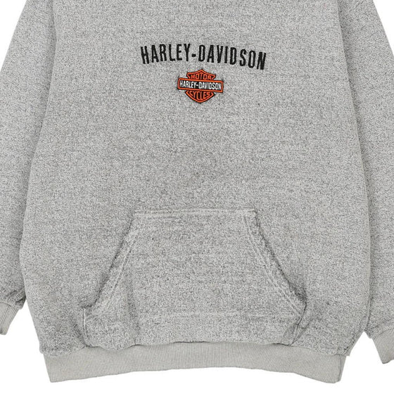 Vintage grey Harley Davidson Jumper - mens xx-large