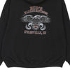 Vintage black Evansville IN Harley Davidson Hoodie - mens x-large