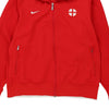 Pre-Loved red England 2012 Nike Track Jacket - mens x-large