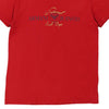 Vintage red Armani Jeans T-Shirt - mens x-large