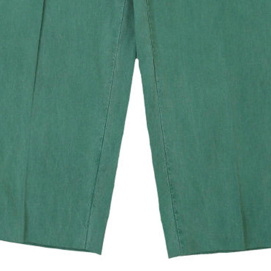 Vintage green Les Copains Trousers - mens 34" waist