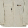 Vintage cream Cedar Lake Speedway Unbranded Jacket - mens large