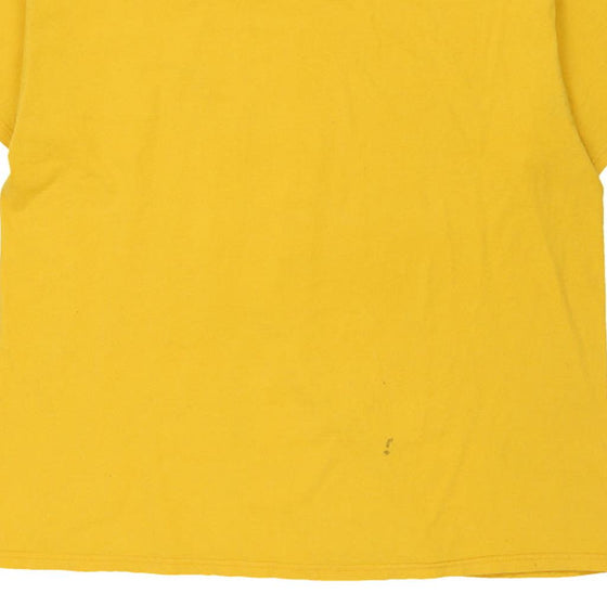 Vintage yellow Nike T-Shirt - mens x-large