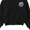 Vintage black Charlotte Hornets Logo 7 Jacket - mens medium