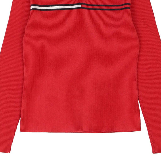 Vintage red Tommy Hilfiger Jumper - womens medium